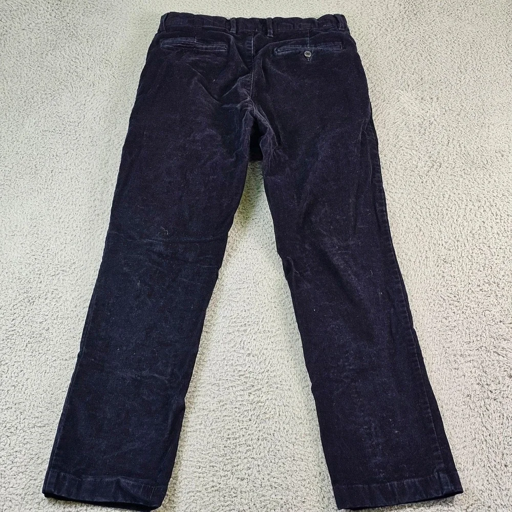 J.Crew Corduroy Pants Mens 29x30 Blue Classic Straight Chino Stretch Casual